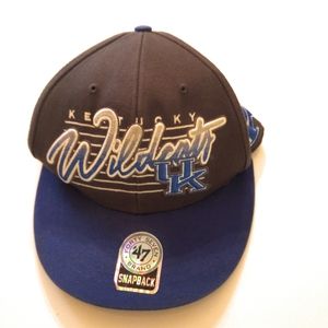 Kentucky Wildcats Raise The Bar Ballcap Charcoal/Royal One Size NWT